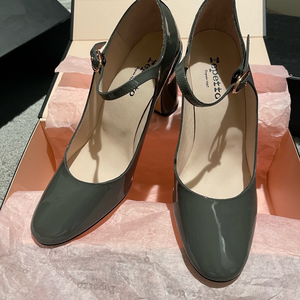 Repetto Electra Patent Leather Mary Janes